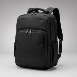 Black laptop backpack